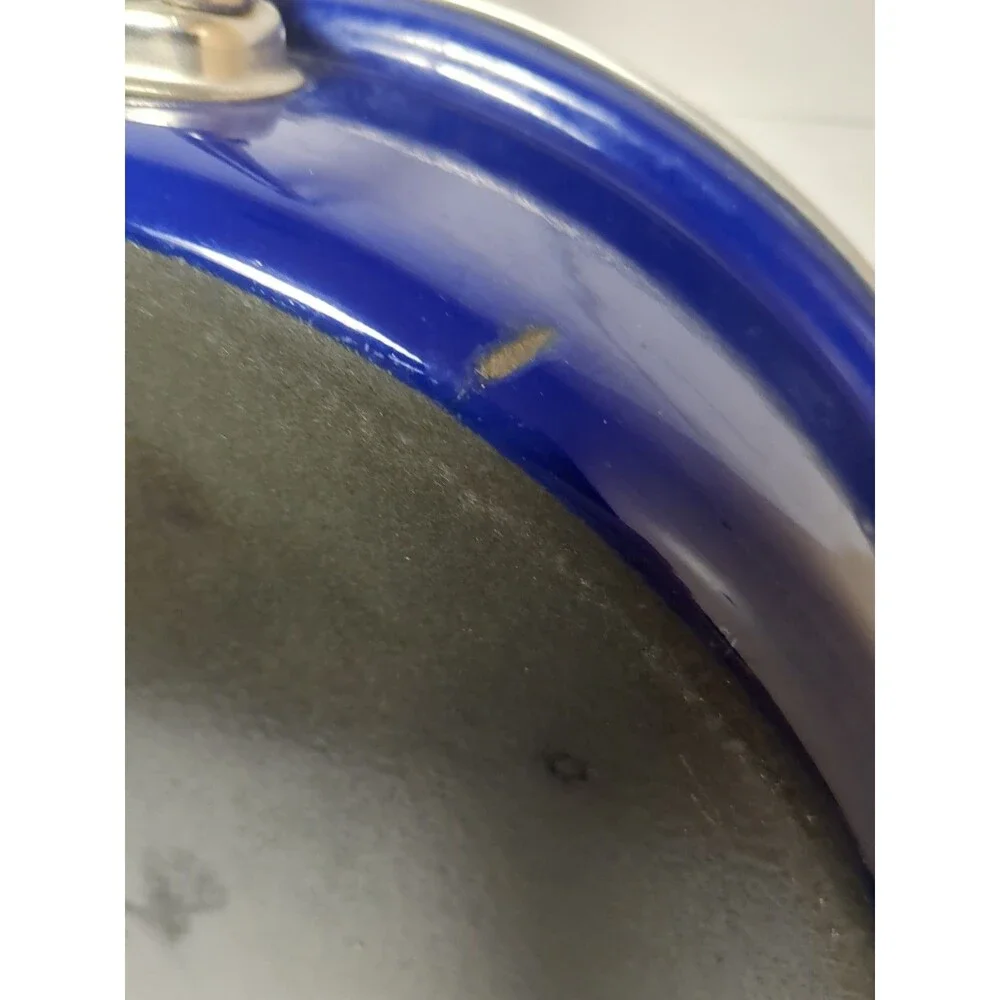 Vintage Chantal Cobalt Blue Enamel Steel 11.25